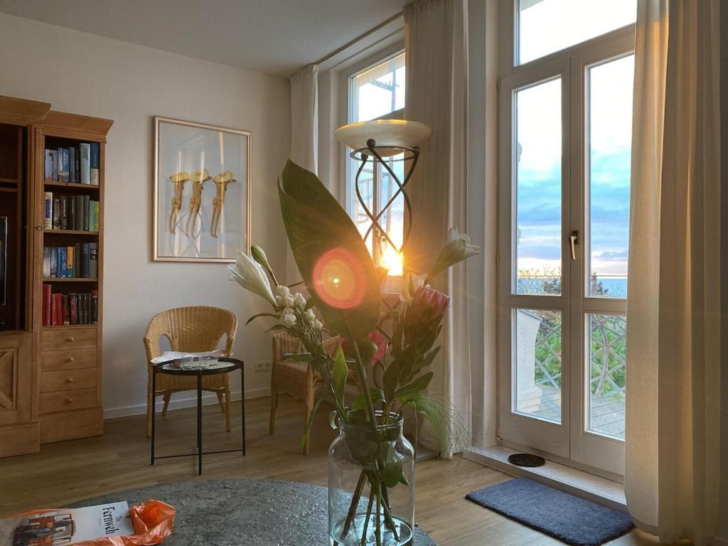 Villa Seeblick Warnemuende - Fewo Mit Meerblick Und Balkon Direkt Am Strand Fuer 2-4 Pers Росток Екстер'єр фото
